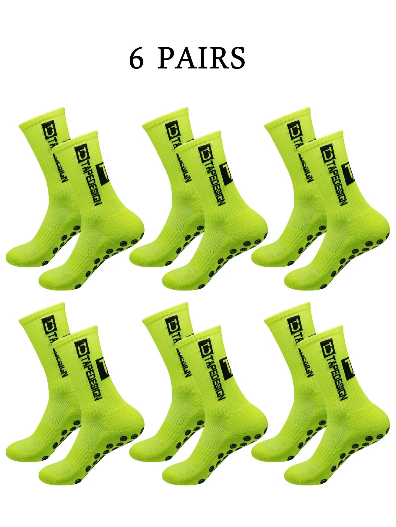 NONECN Football Socks Unisex Mid Length Anti Slip Training Thickened