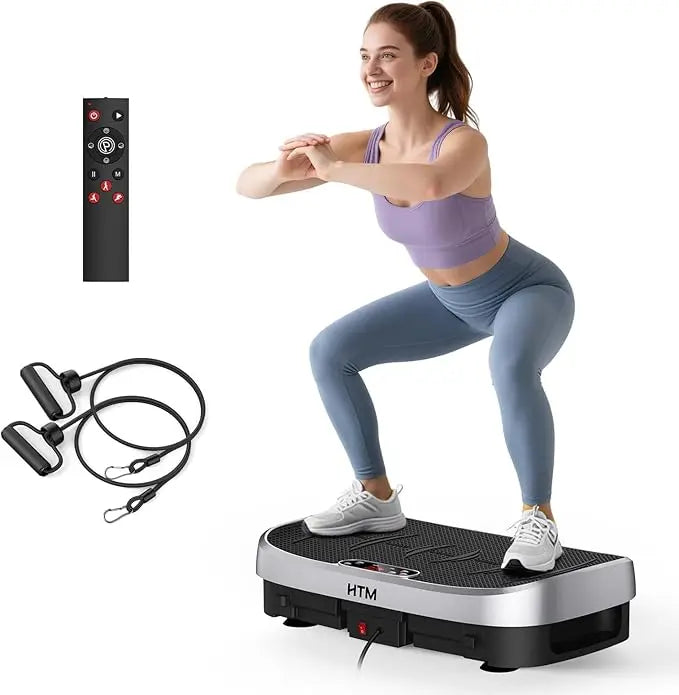 HTM Vibration Plate Fitness Multifunction Trainer 330 Pounds