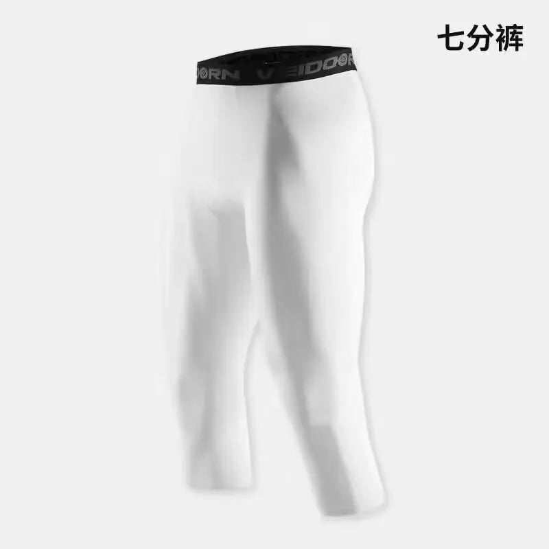 NONECN Mens Compression Pants Tights Cool Dry Leggings Baselayer Running