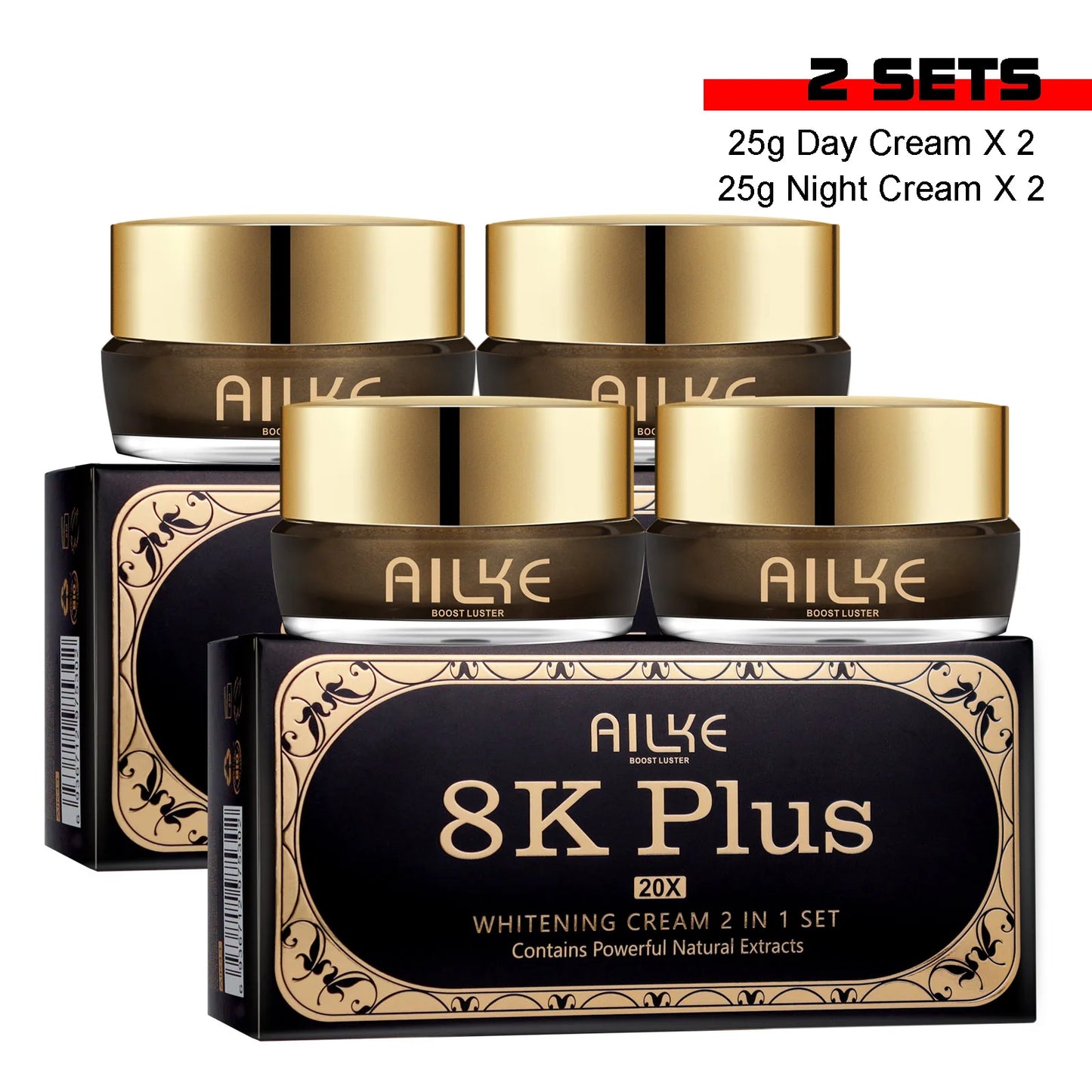 AILKE Whitening Face Cream For All Skin Types With Collagen