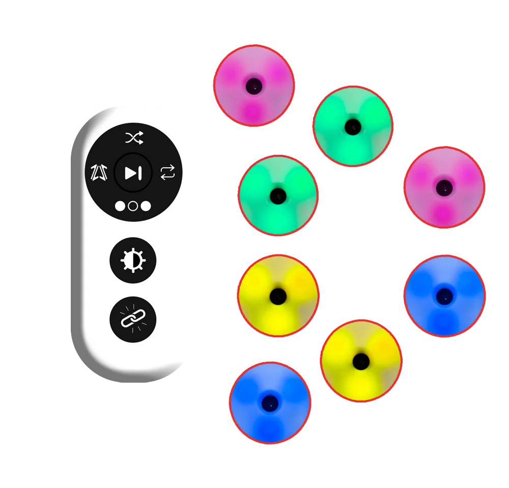 Response Agility Training Light For Children With Remote Control