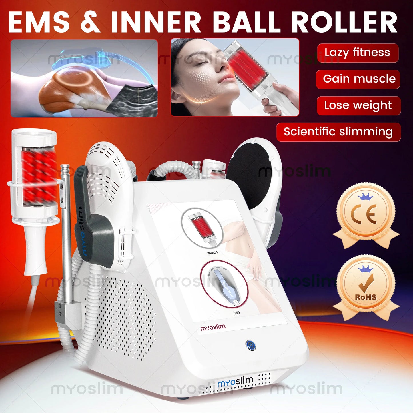 EMS Roller 2in1 Body Sculpting Machine For Home Use