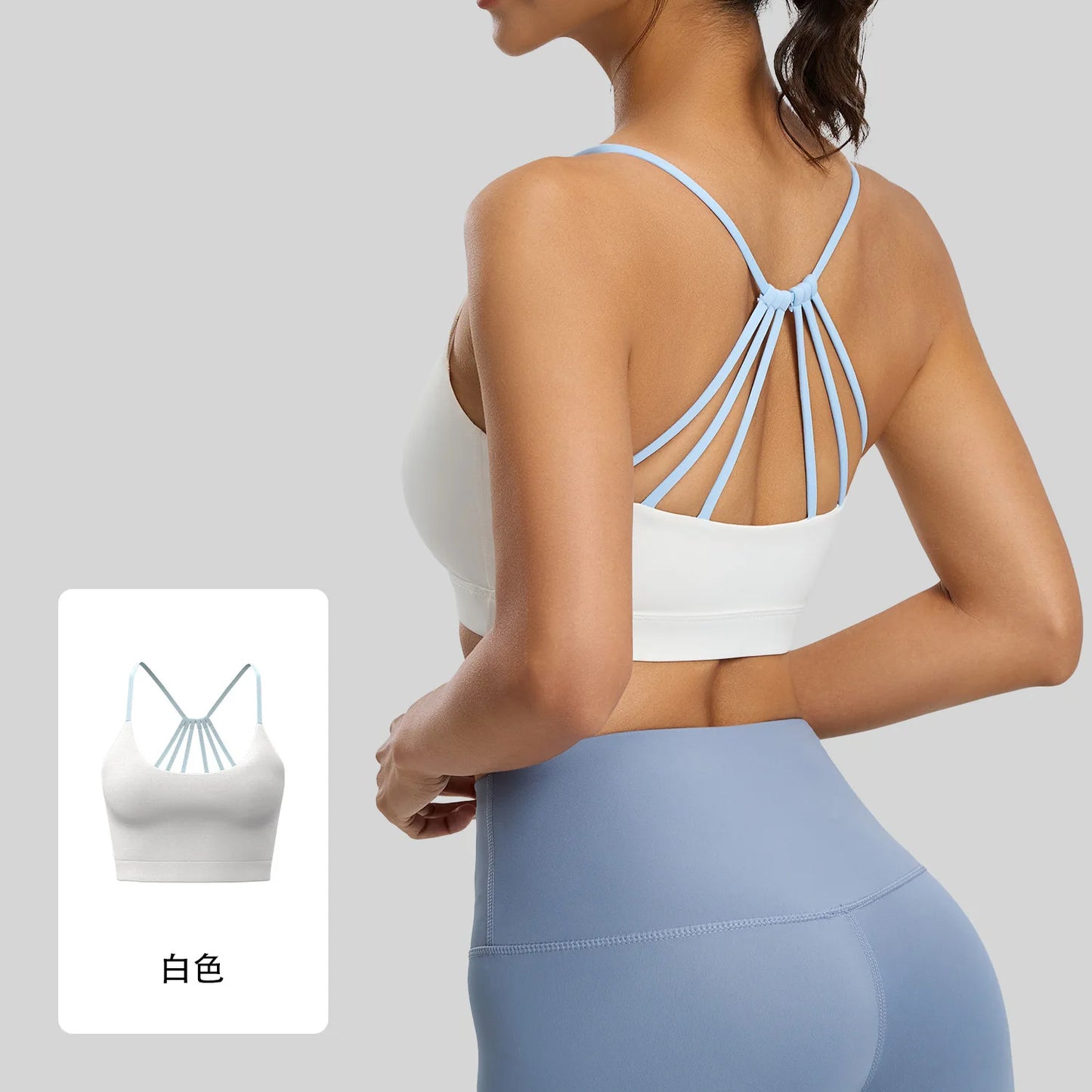 Syrycn Yoga Sports Bra For Women High Support Push Up