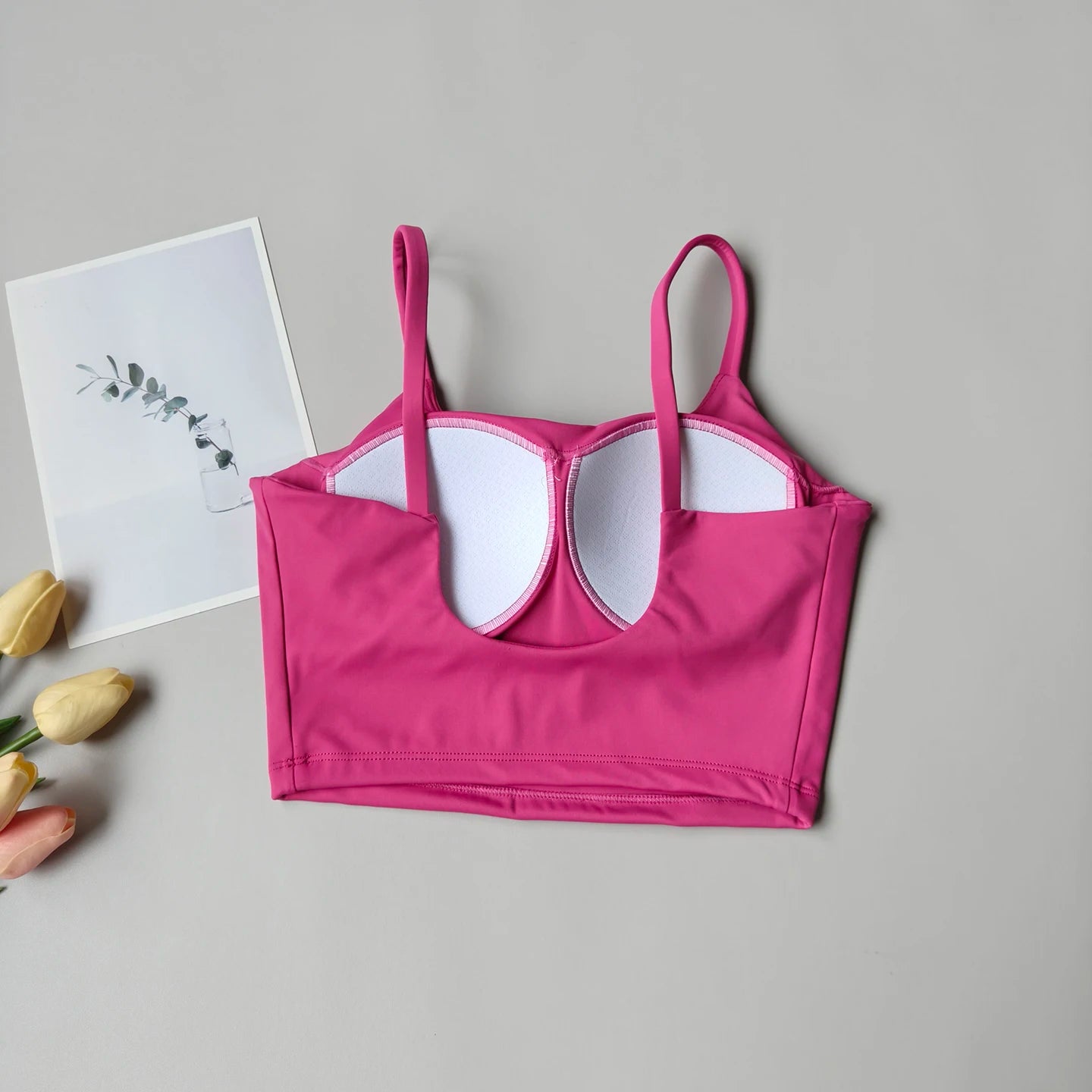 NONECN Breathable Push Up Sports Bra For Women Yoga Top