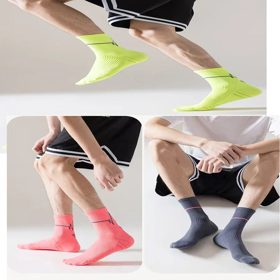 NONECN Quick-Drying Running Socks Knee High Sports Pack