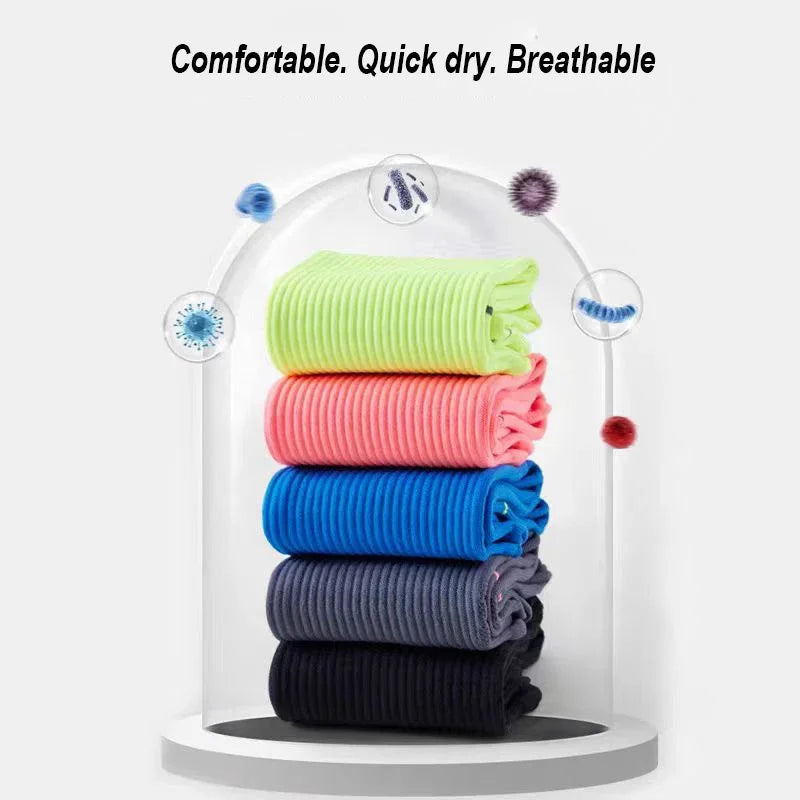 NONECN Quick-Drying Running Socks Knee High Sports Pack