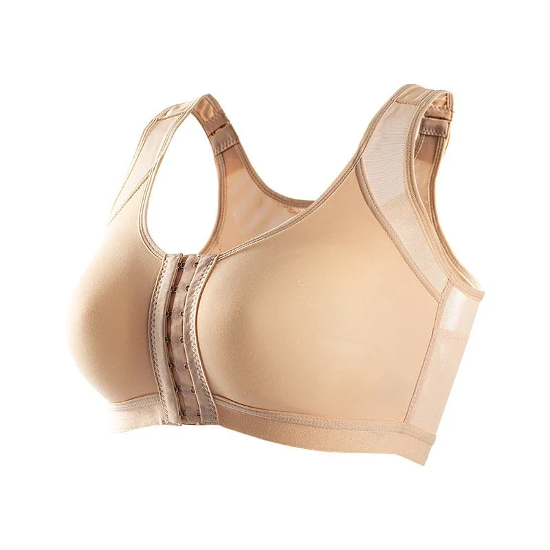 Women Front Open Post Surgical Recovery Bra Wire Free