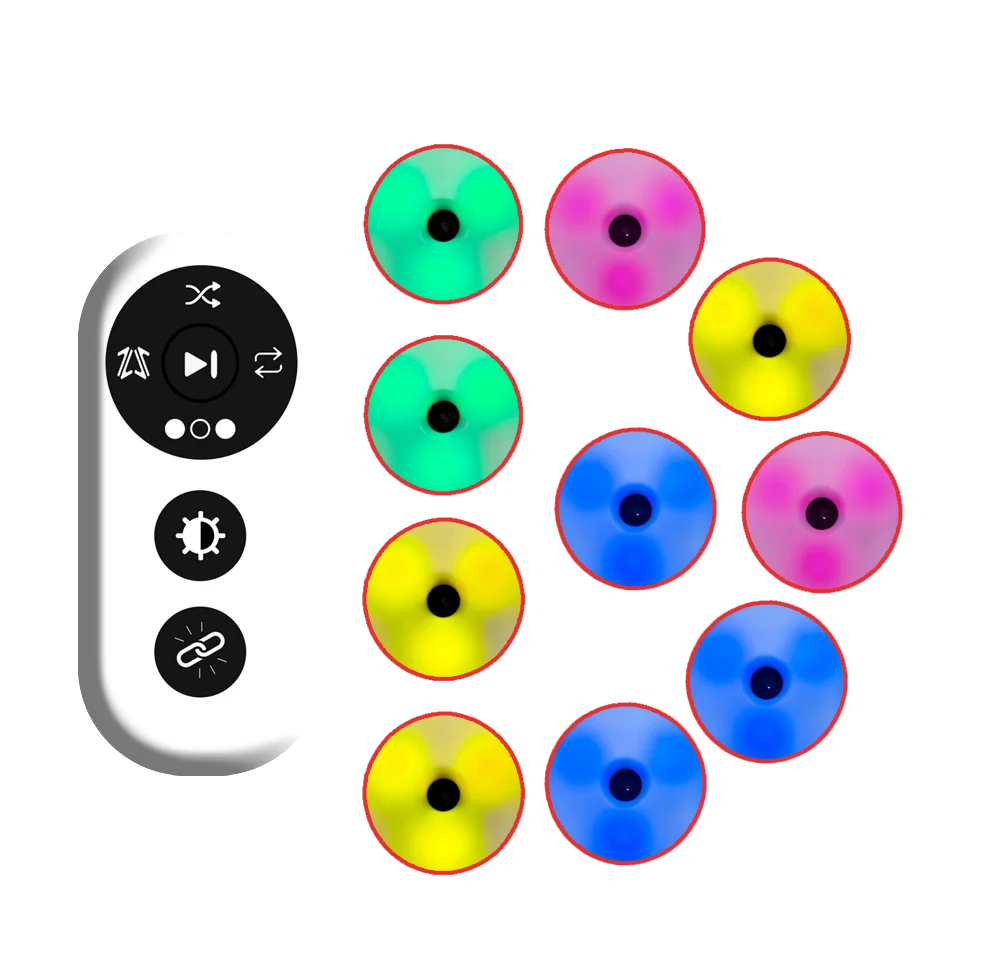 Response Agility Training Light For Children With Remote Control