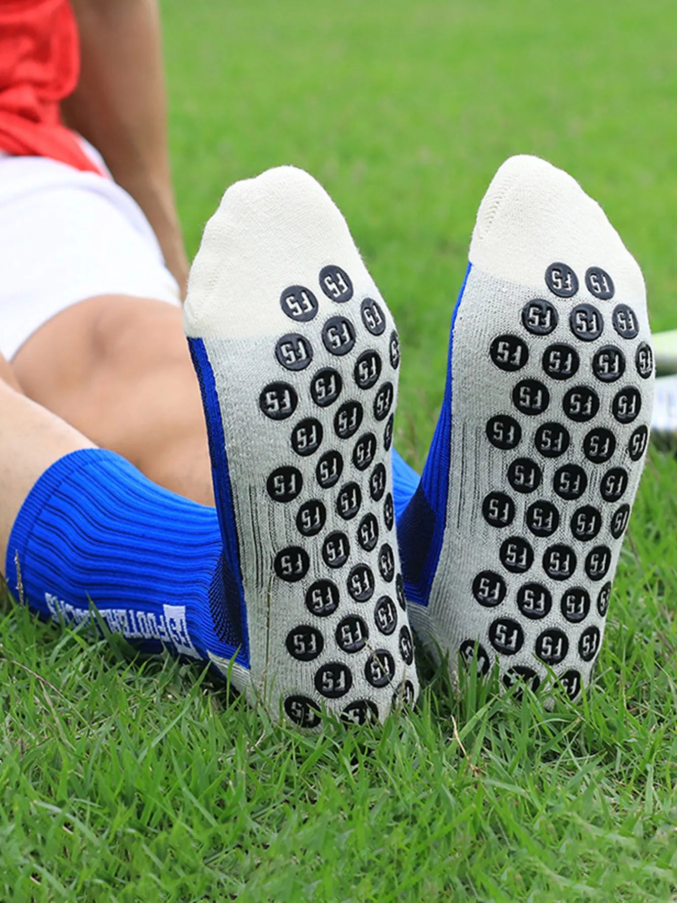 NONECN Grip Soccer Socks Anti Slip Mens Athletic Football Basketball