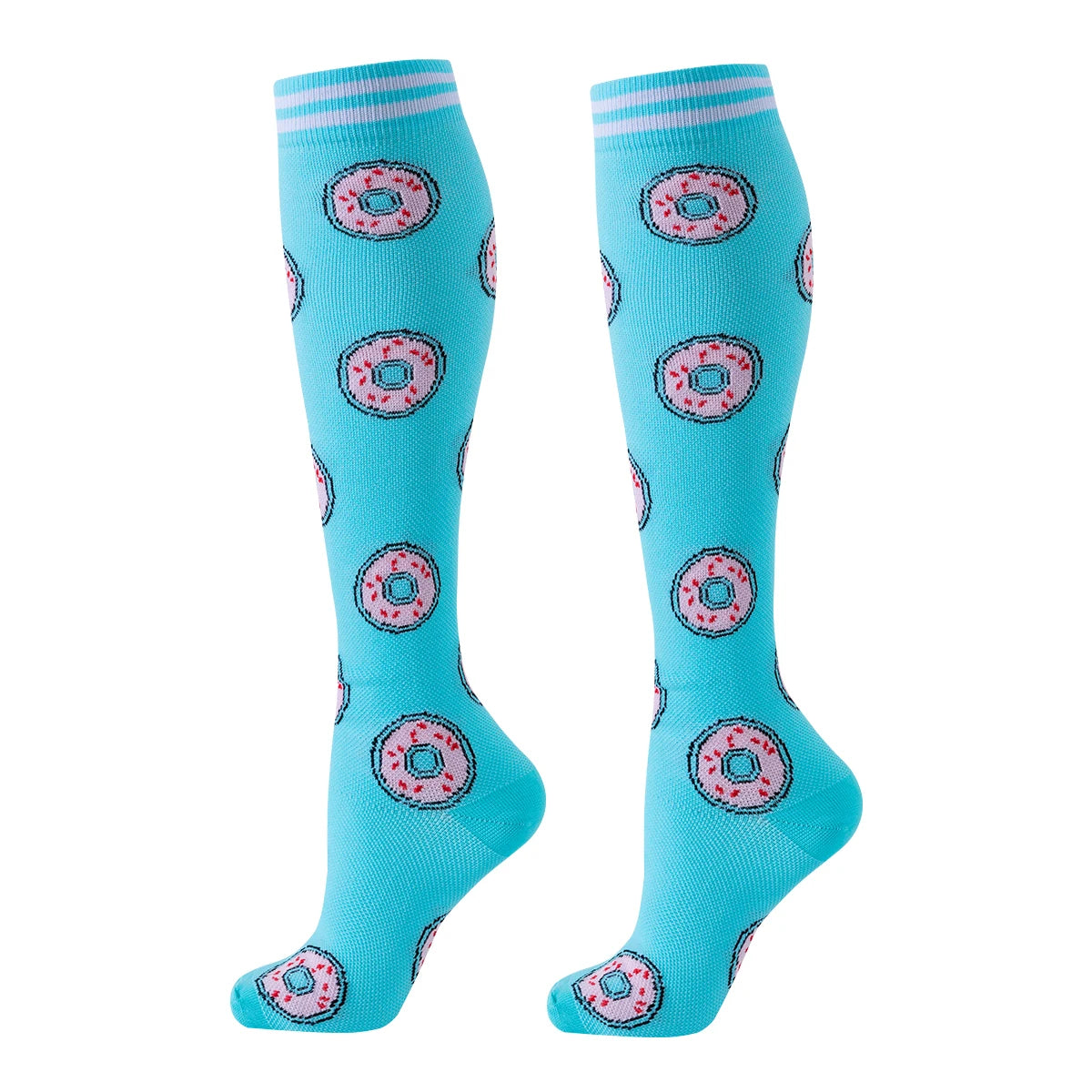NONECN Knee High Compression Socks for Women Running