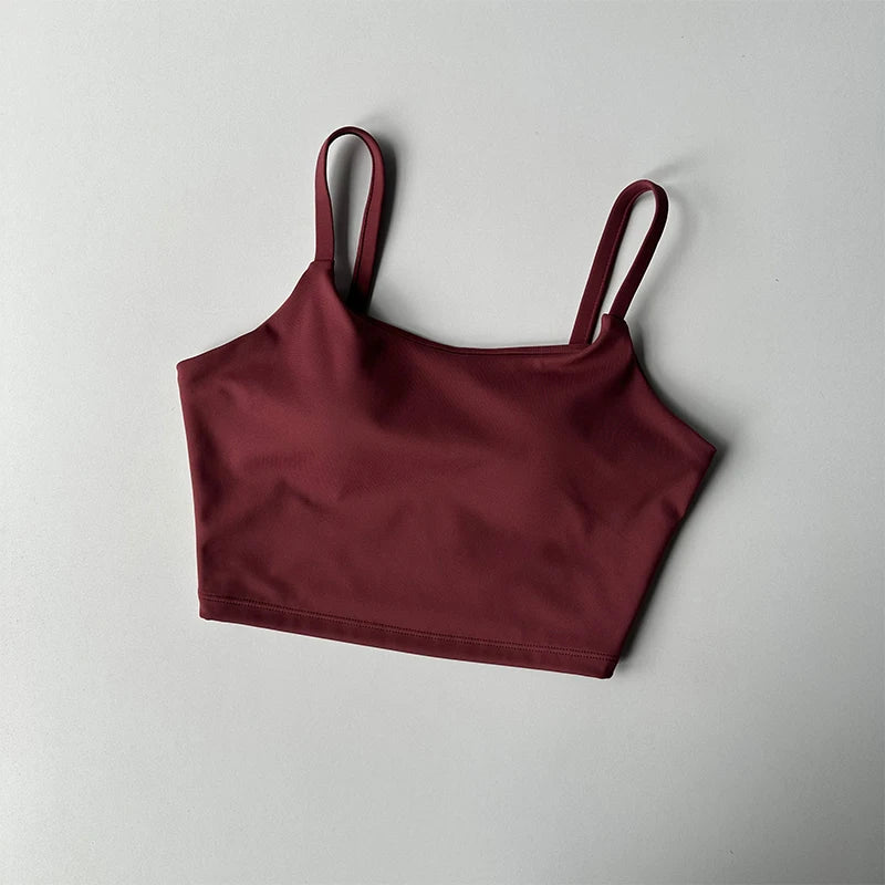 NONECN Breathable Push Up Sports Bra For Women Yoga Top
