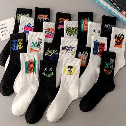 NONECN Humorous Socks Set for Men and Women 10 Pairs