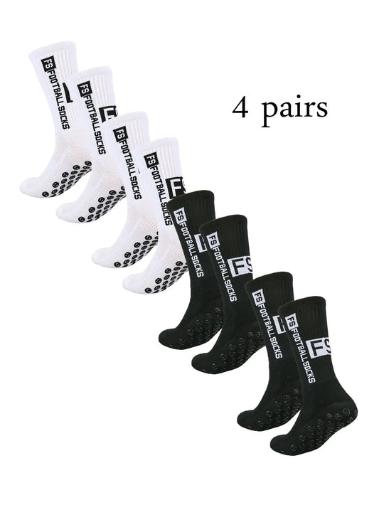 Grip Non Slip Soccer Socks For Men Athletic Football Basketball