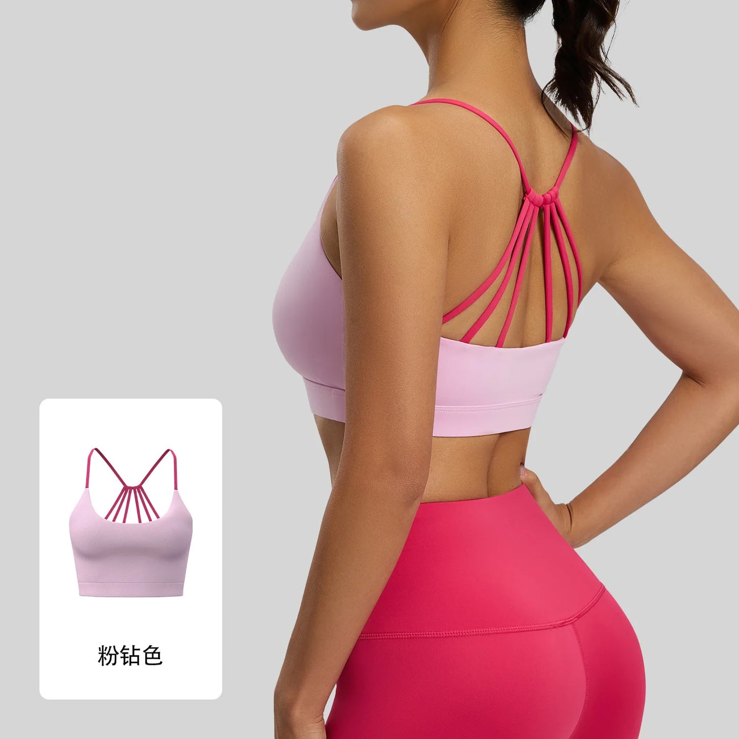 Syrycn Yoga Sports Bra For Women High Support Push Up