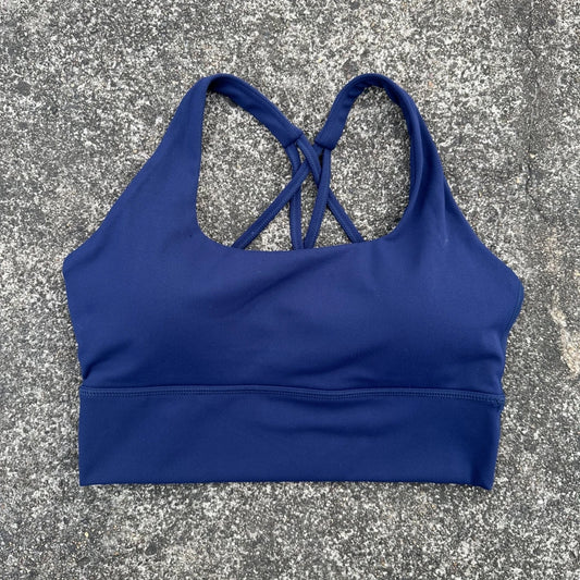 NONECN Cross Back Sports Bra For Women Fitness Yoga Top