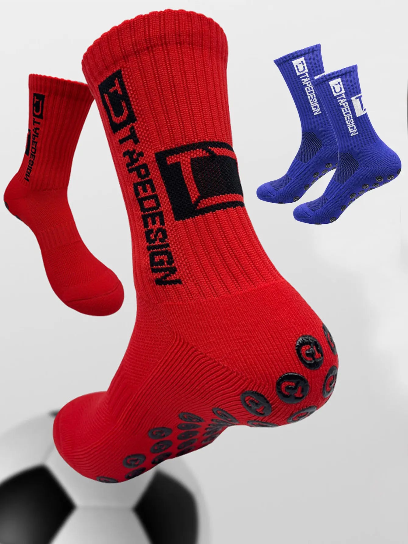 NONECN Football Socks Unisex Mid Length Anti Slip Training Thickened