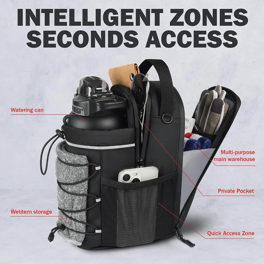 APWIKOGERCN Magnetic Water Bottle Holder Crossbody Bag