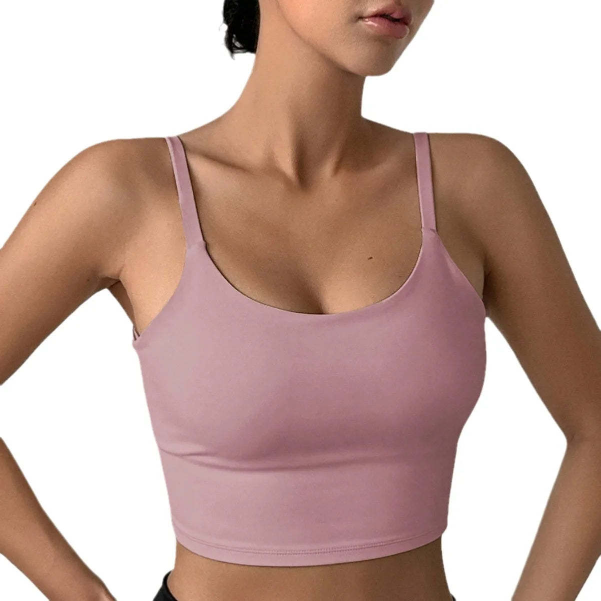 Women Yoga Sports Bra Top Breathable U Shaped Chest Pad