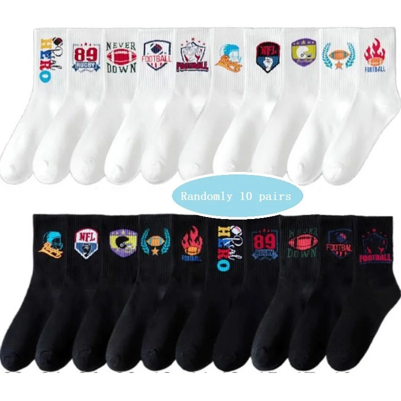 Unisex Harajuku Graffiti Socks Devil Grimace Hip Hop
