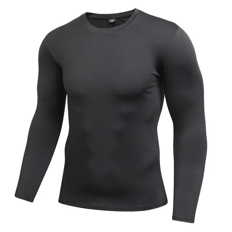 Womens Autumn Winter Compression Running T Shirt Long Sleeve