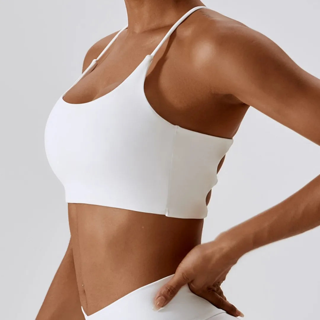 Women Crossback Sports Bra Top For Gym And Yoga Padded