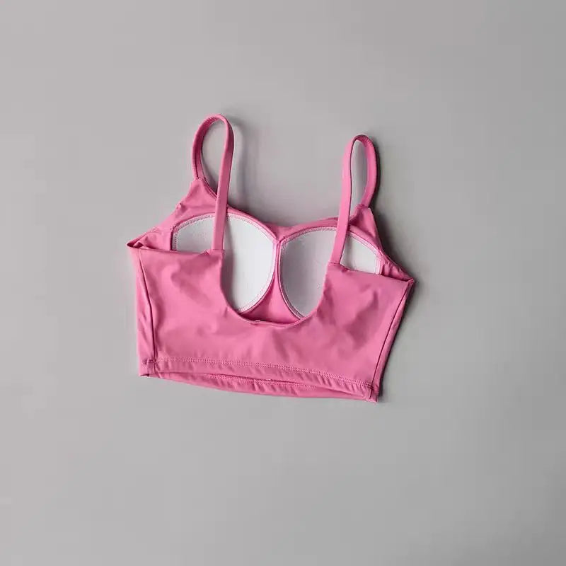 NONECN Breathable Push Up Sports Bra For Women Yoga Top
