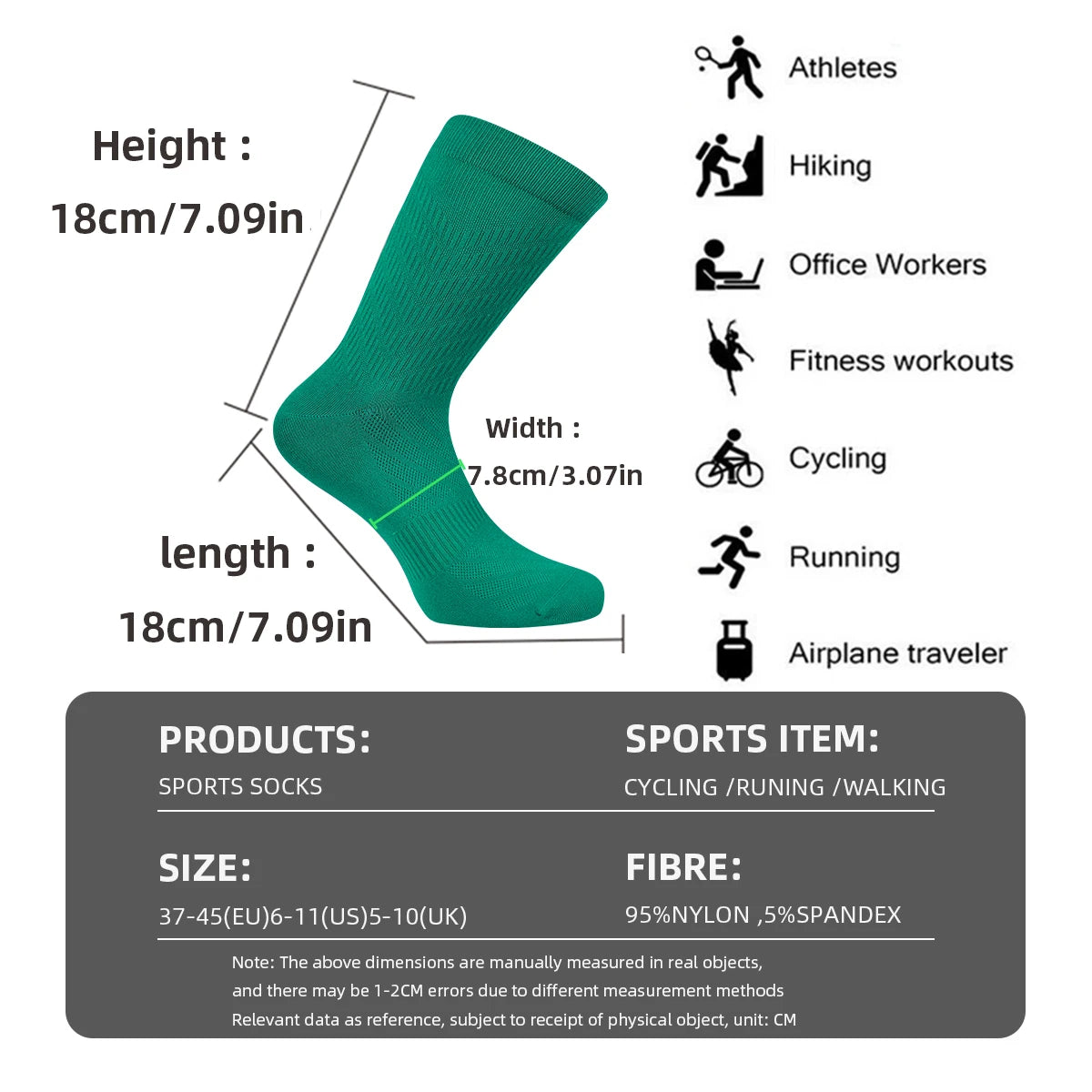 Unisex Cycling Socks for MTB and Road Bicycles High Quality