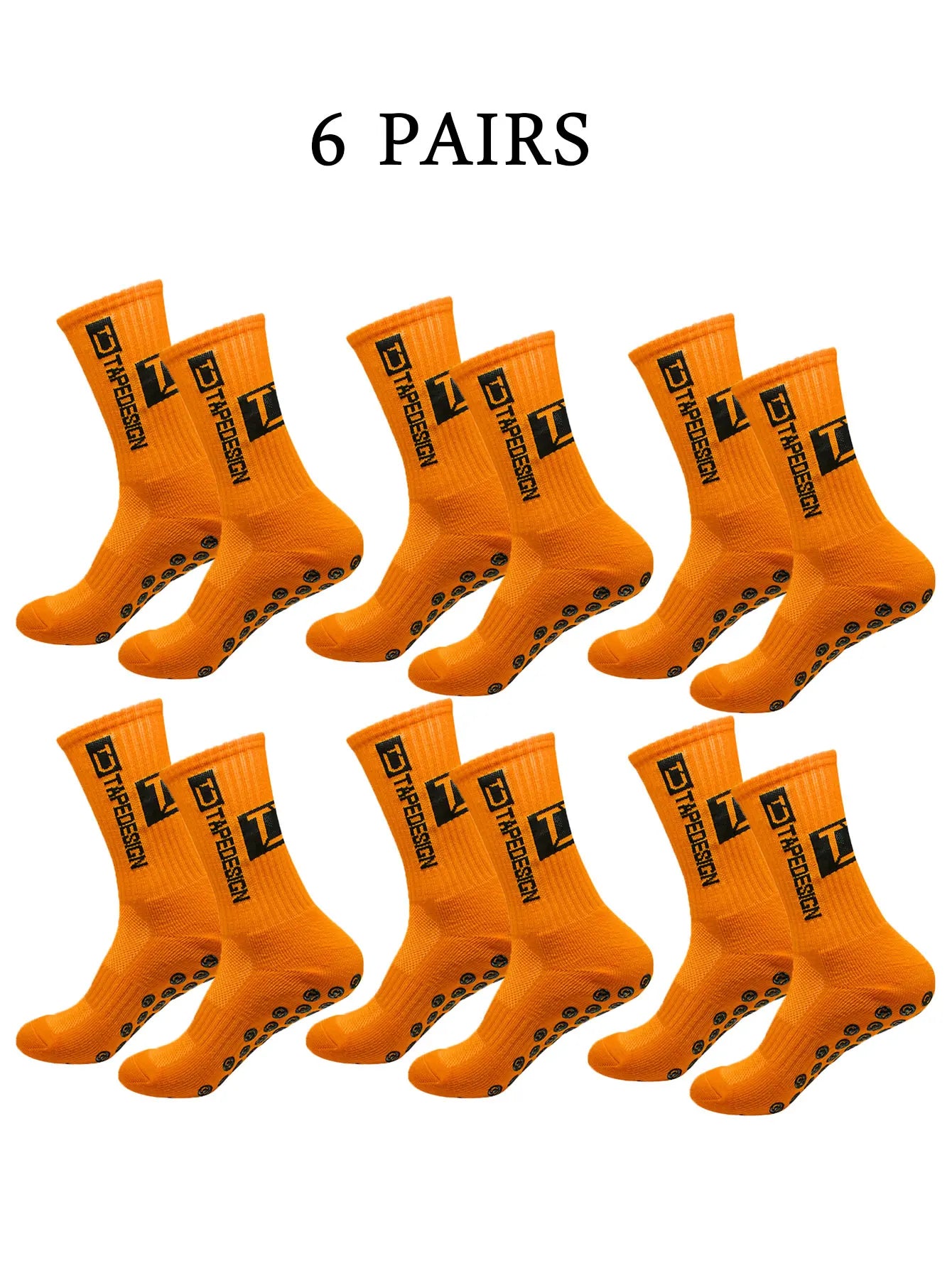 NONECN Football Socks Unisex Mid Length Anti Slip Training Thickened
