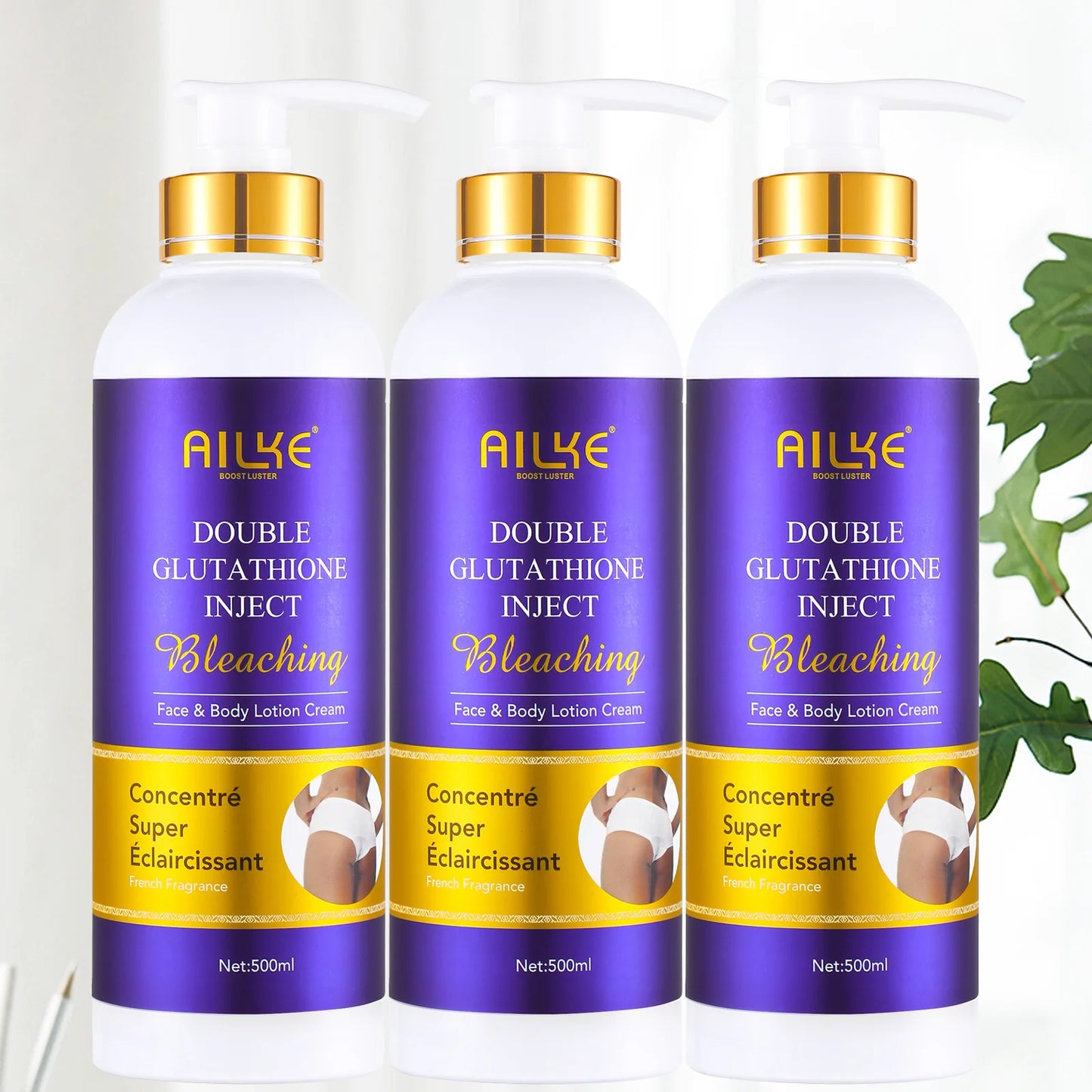 AILKE Whitening Cream Glutathione Body Lotion For Brighter Skin