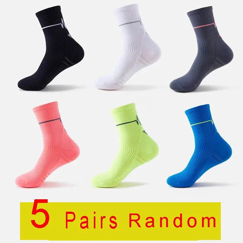 NONECN Quick-Drying Running Socks Knee High Sports Pack