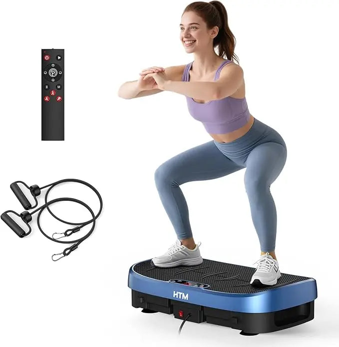 HTM Vibration Plate Fitness Multifunction Trainer 330 Pounds