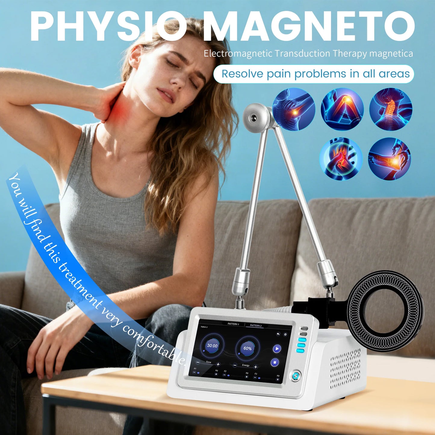 TAIXL Magnetotherapy Machine for Muscle Joint Care and Wellness