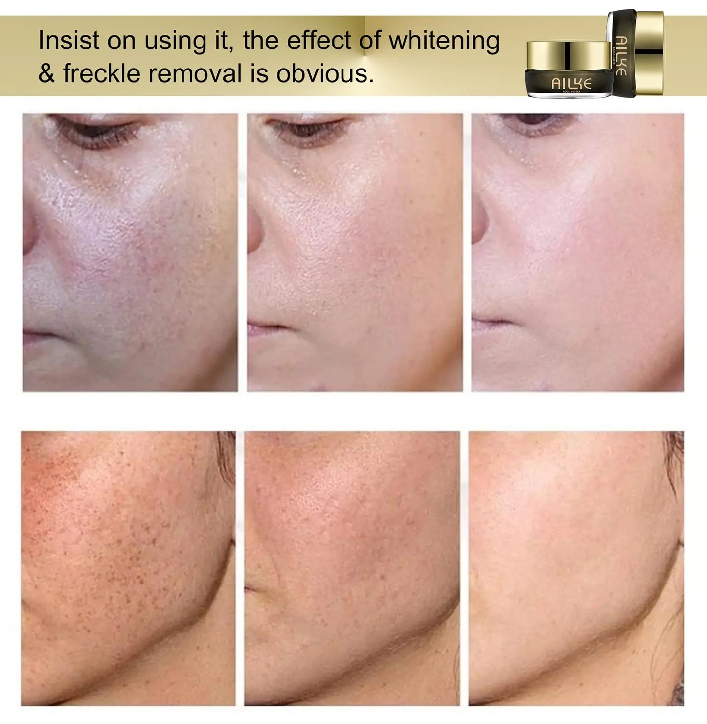 AILKE Whitening Face Cream For All Skin Types With Collagen
