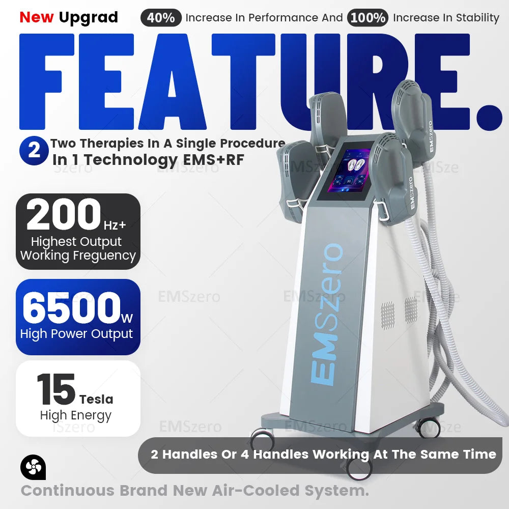 TAIXL EMSzero NEO 6500W RF Body Sculpting Machine Fat Burning