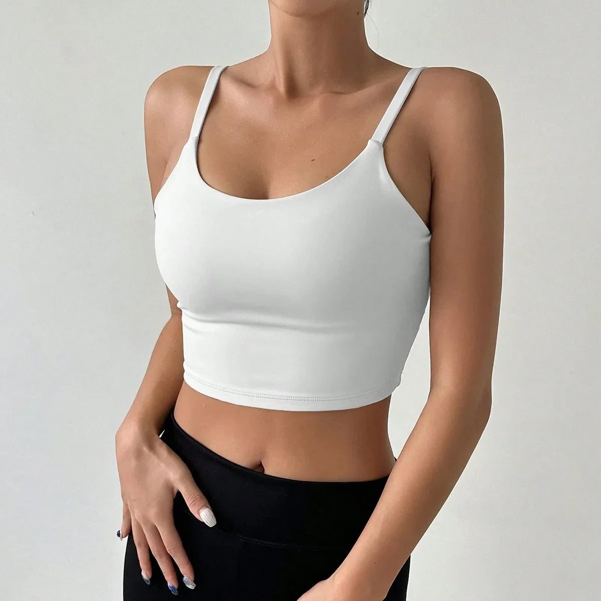 Women Yoga Sports Bra Top Breathable U Shaped Chest Pad