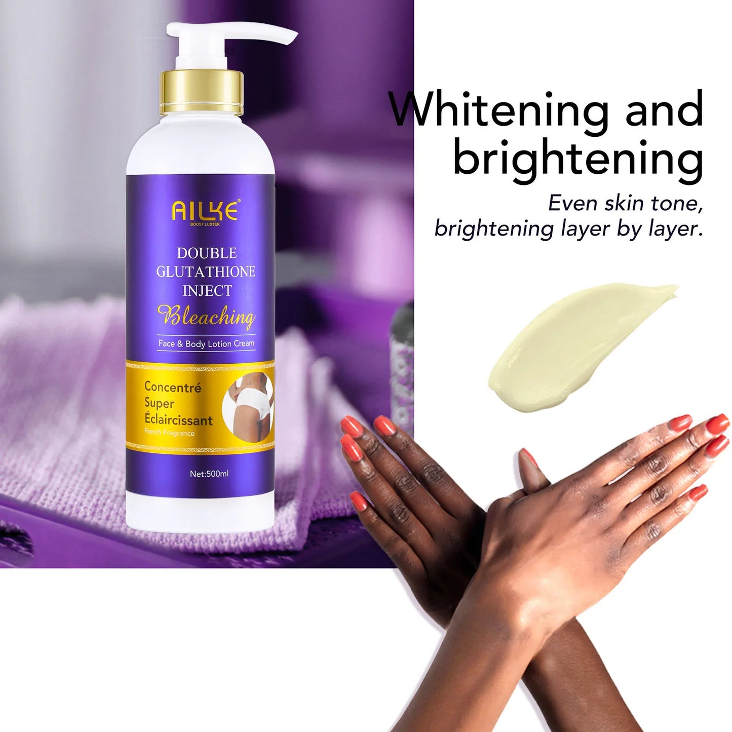 AILKE Double Glutathione Whitening Skin Care For All Skin Types