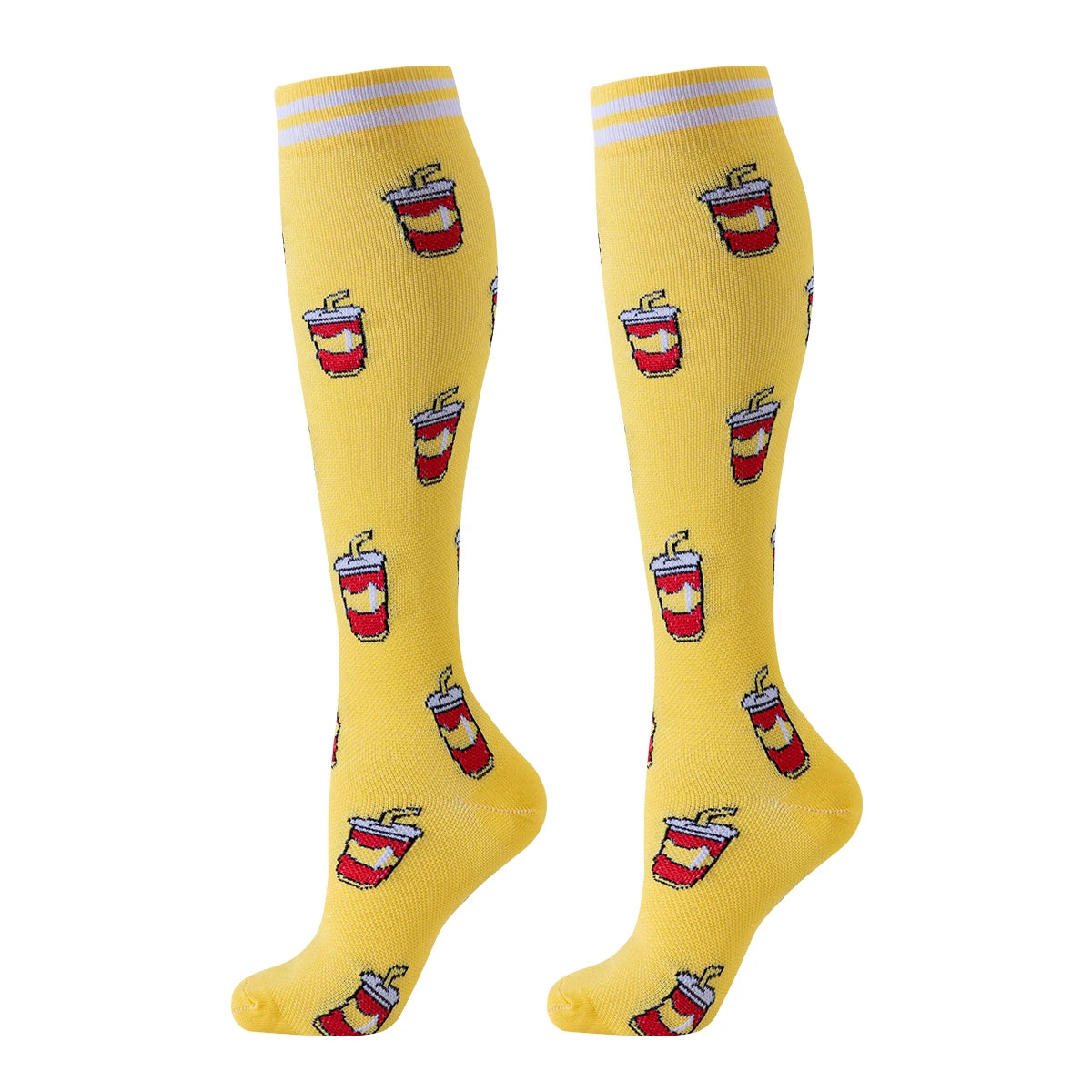 NONECN Knee High Compression Socks for Women Running