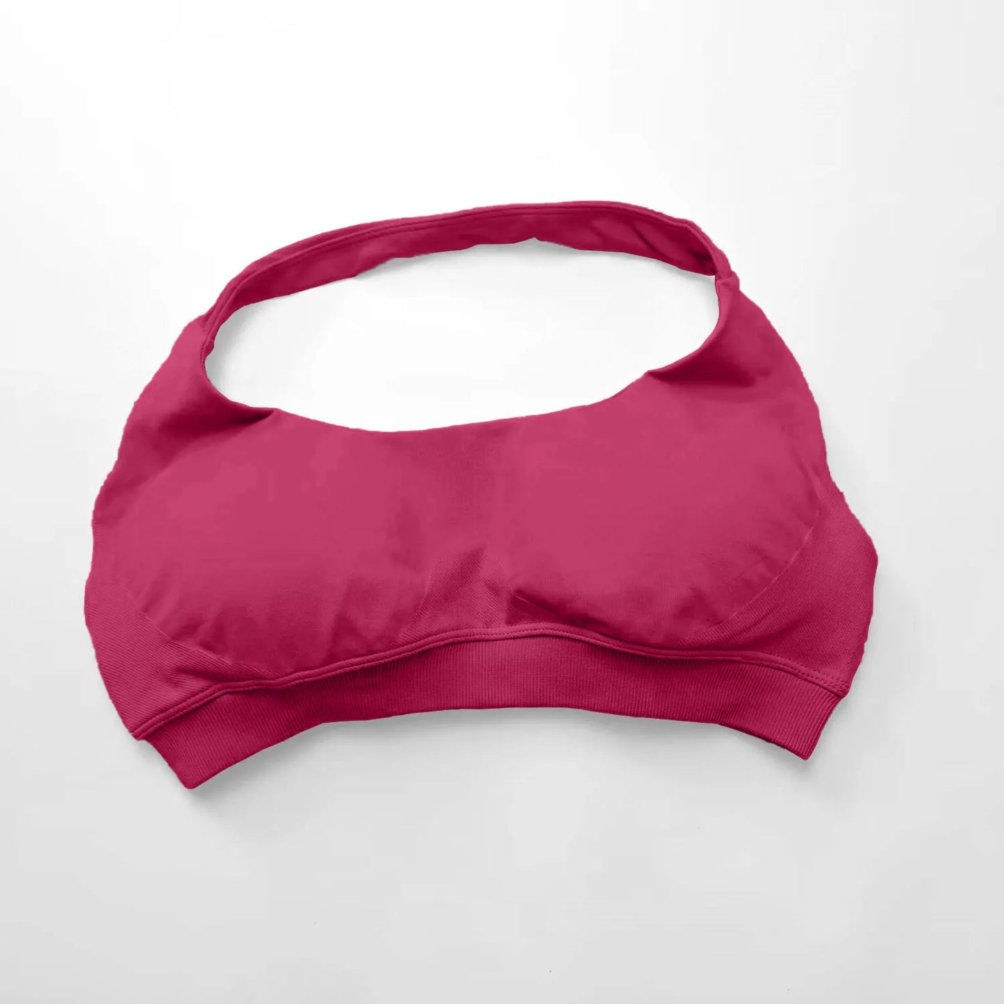 Impact Sports Bra Women Seamless Halter Top Open Back