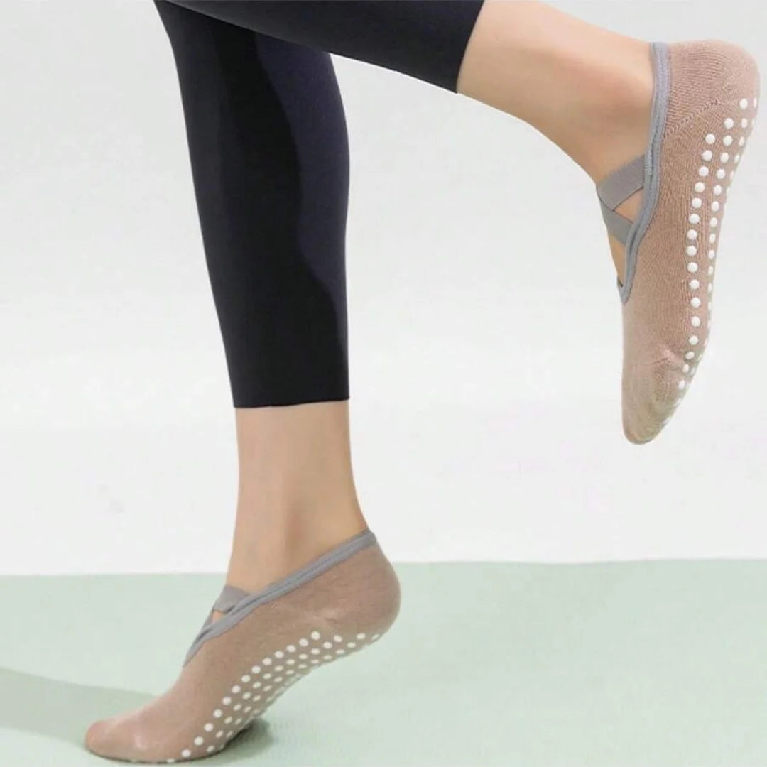 NONECN Yoga Socks Non Slip Silicone Dot Grip Indoor Fitness