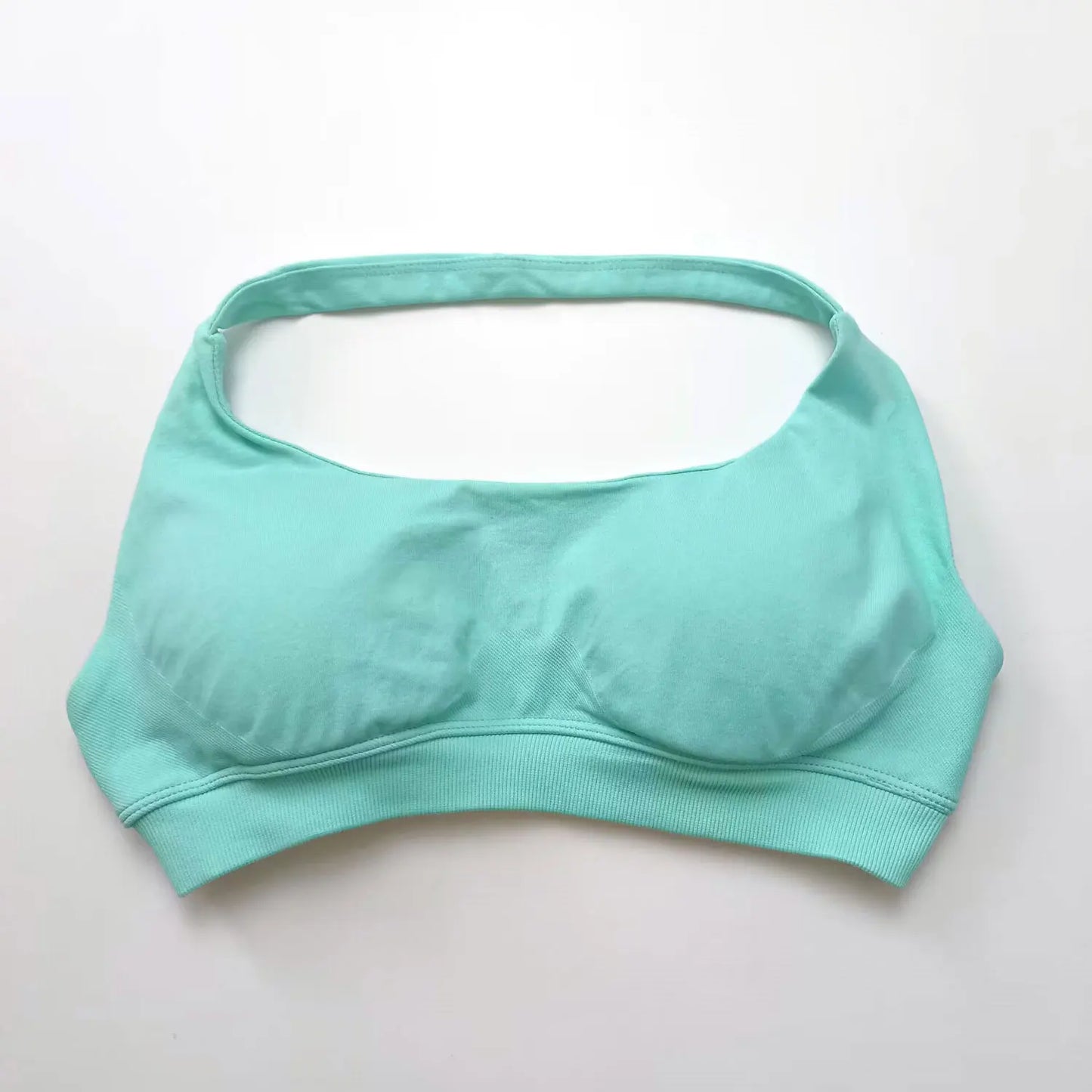 Impact Sports Bra Women Seamless Halter Top Open Back