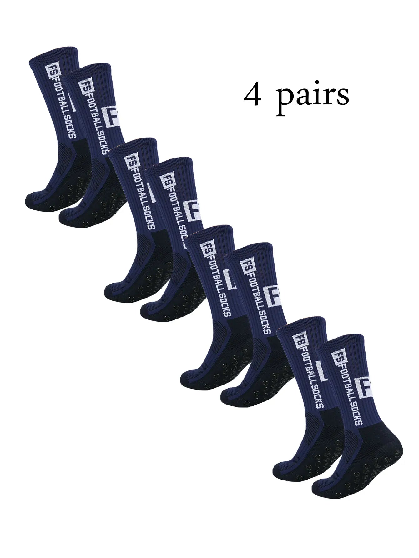 NONECN Grip Soccer Socks Anti Slip Mens Athletic Football Basketball