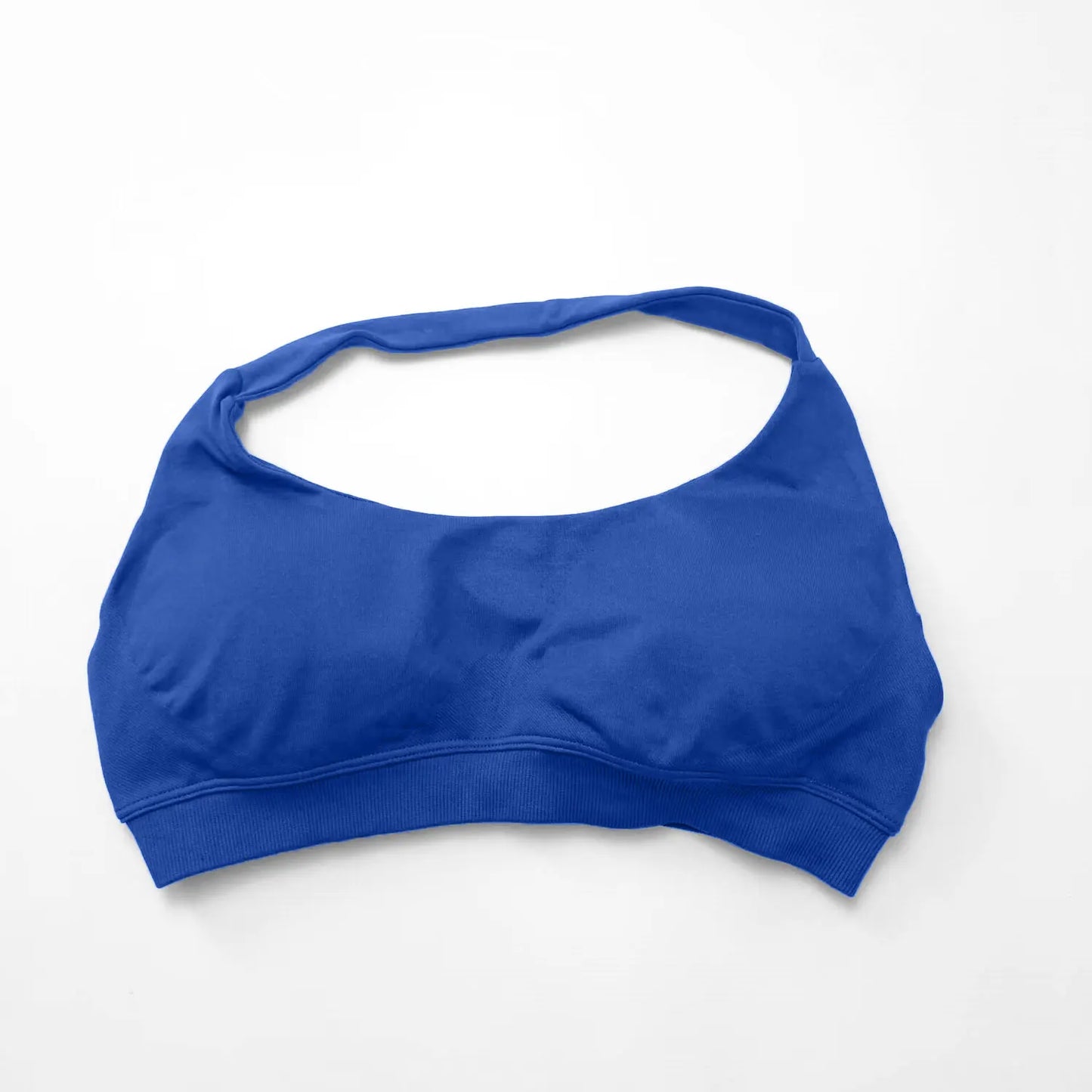 Impact Sports Bra Women Seamless Halter Top Open Back