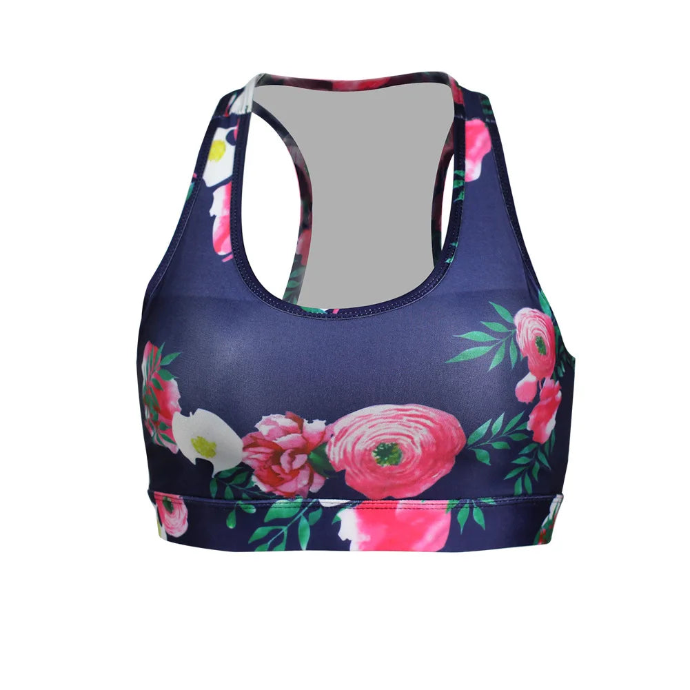 NONECN Women's Sports Bra Without Steel Ring Adjustable Belt