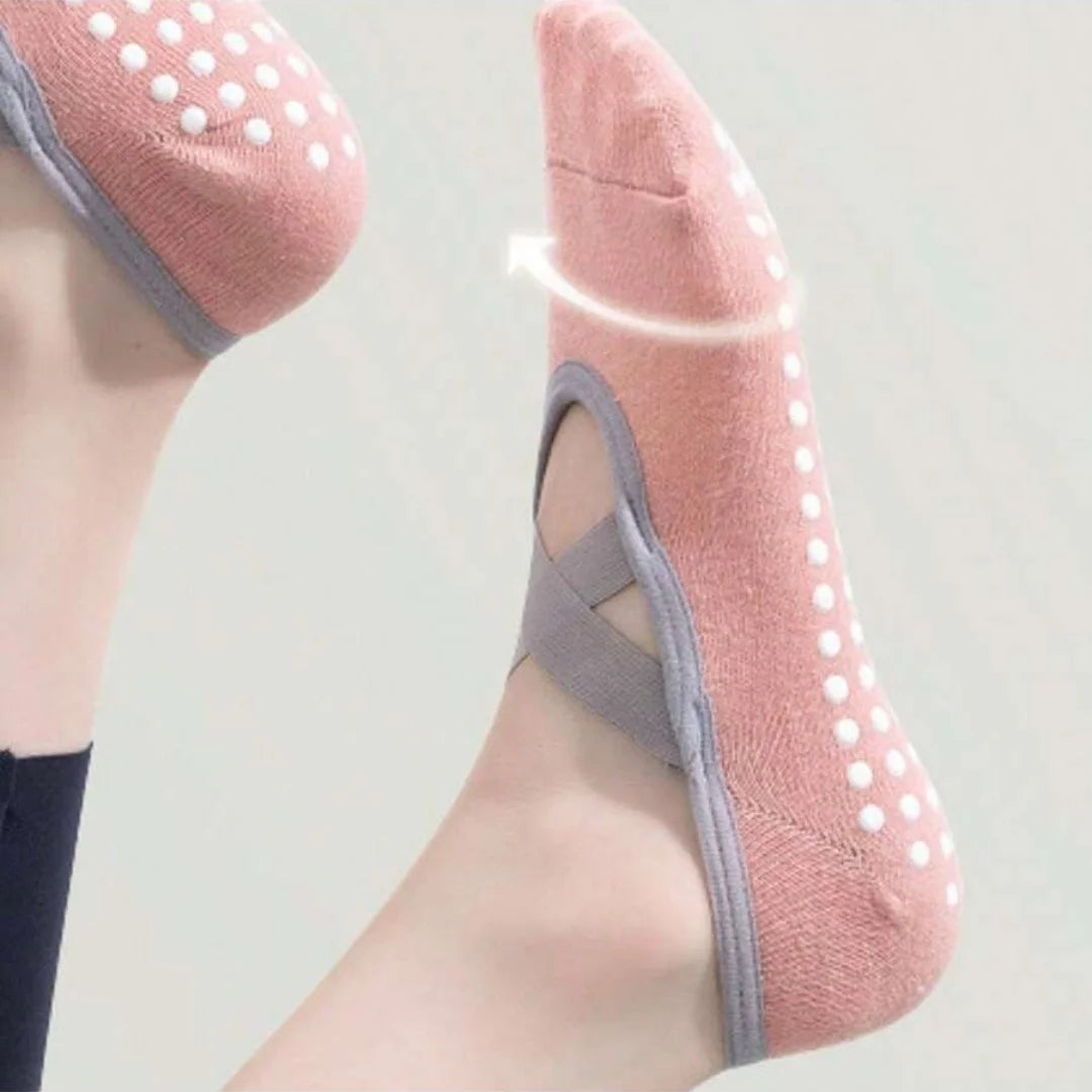 NONECN Yoga Socks Non Slip Silicone Dot Grip Indoor Fitness