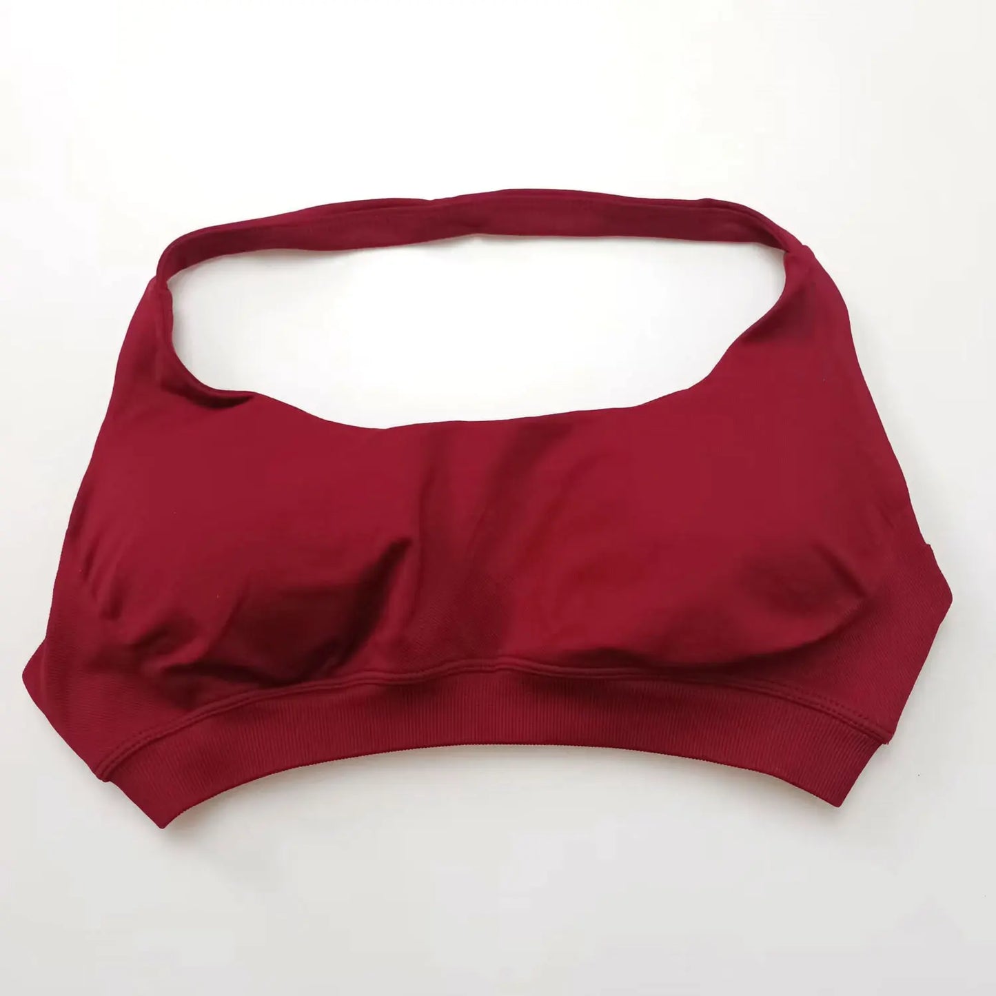Impact Sports Bra Women Seamless Halter Top Open Back