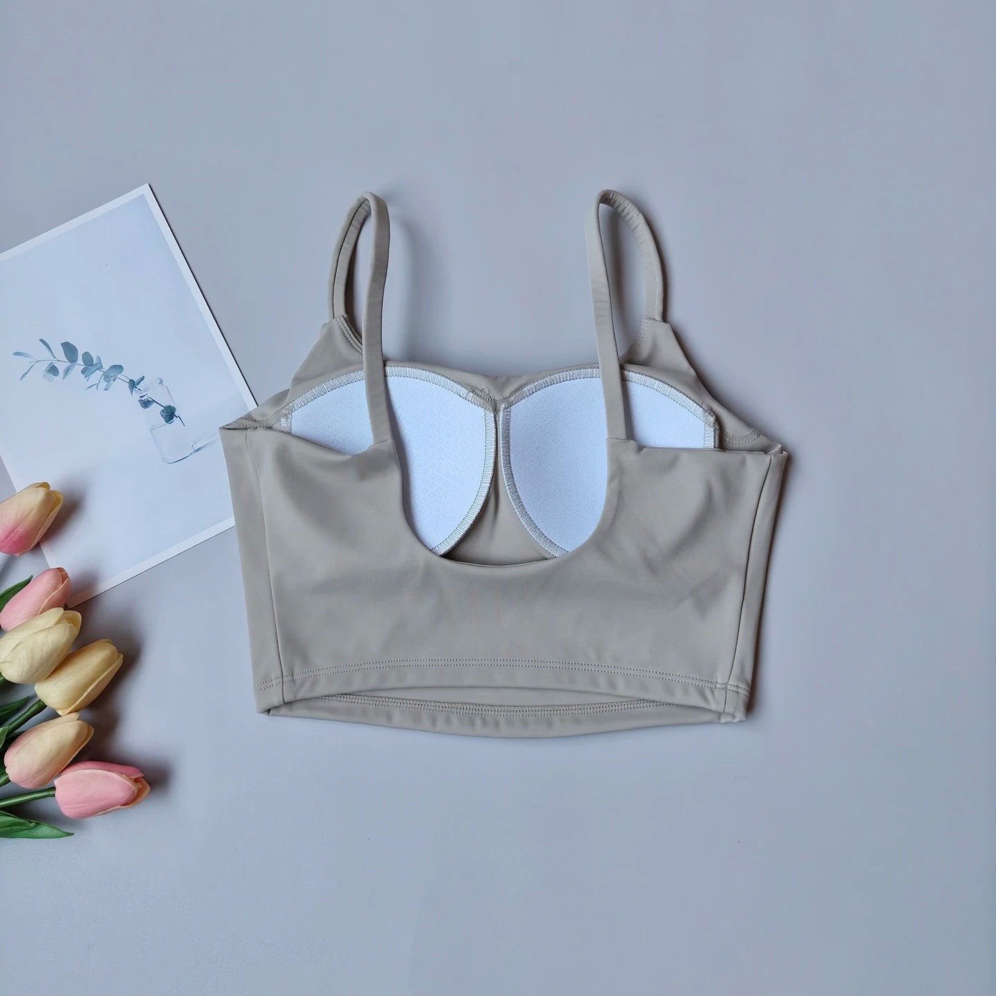 NONECN Breathable Push Up Sports Bra For Women Yoga Top
