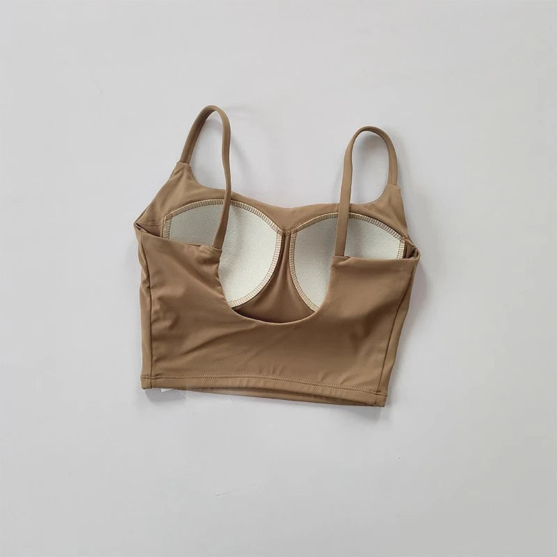 NONECN Breathable Push Up Sports Bra For Women Yoga Top