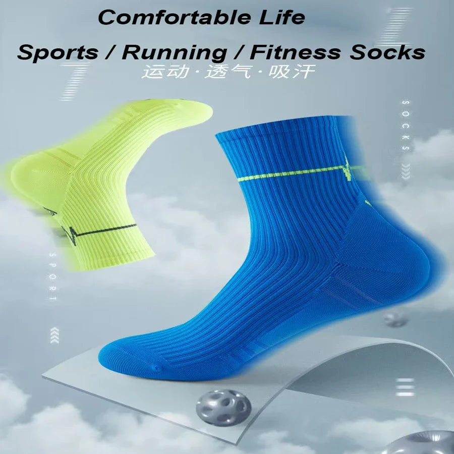 NONECN Quick-Drying Running Socks Knee High Sports Pack