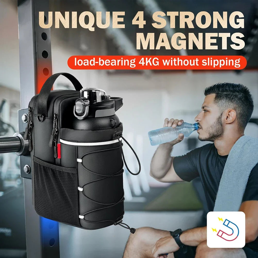 APWIKOGERCN Magnetic Water Bottle Holder Crossbody Bag