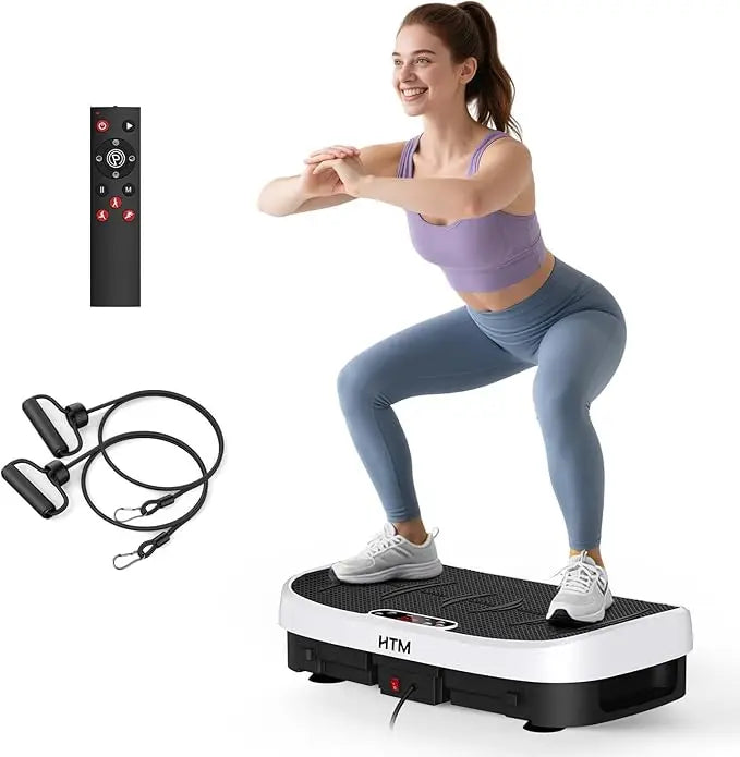 HTM Vibration Plate Fitness Multifunction Trainer 330 Pounds